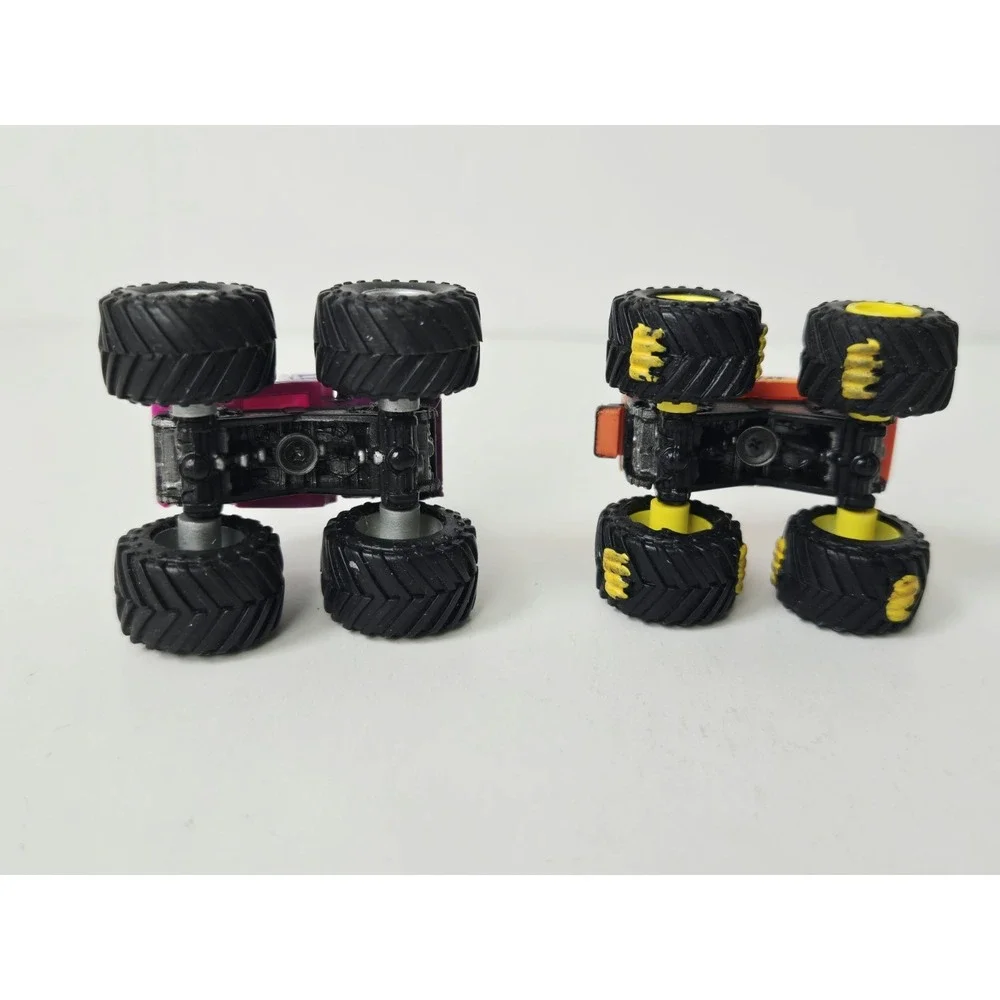 Vintage Galoob Micro Machines Monster truck pair Squasher Mud Rat